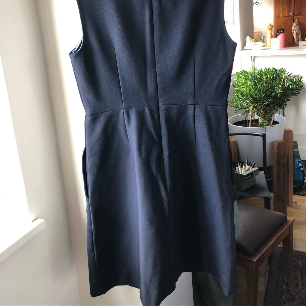 DVF Navy Blue A-Line Dress - Picture 2 of 3